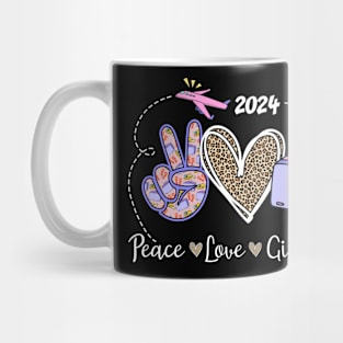 Peace Love Girls Trip Vacation Mode Gift For Men Women Mug